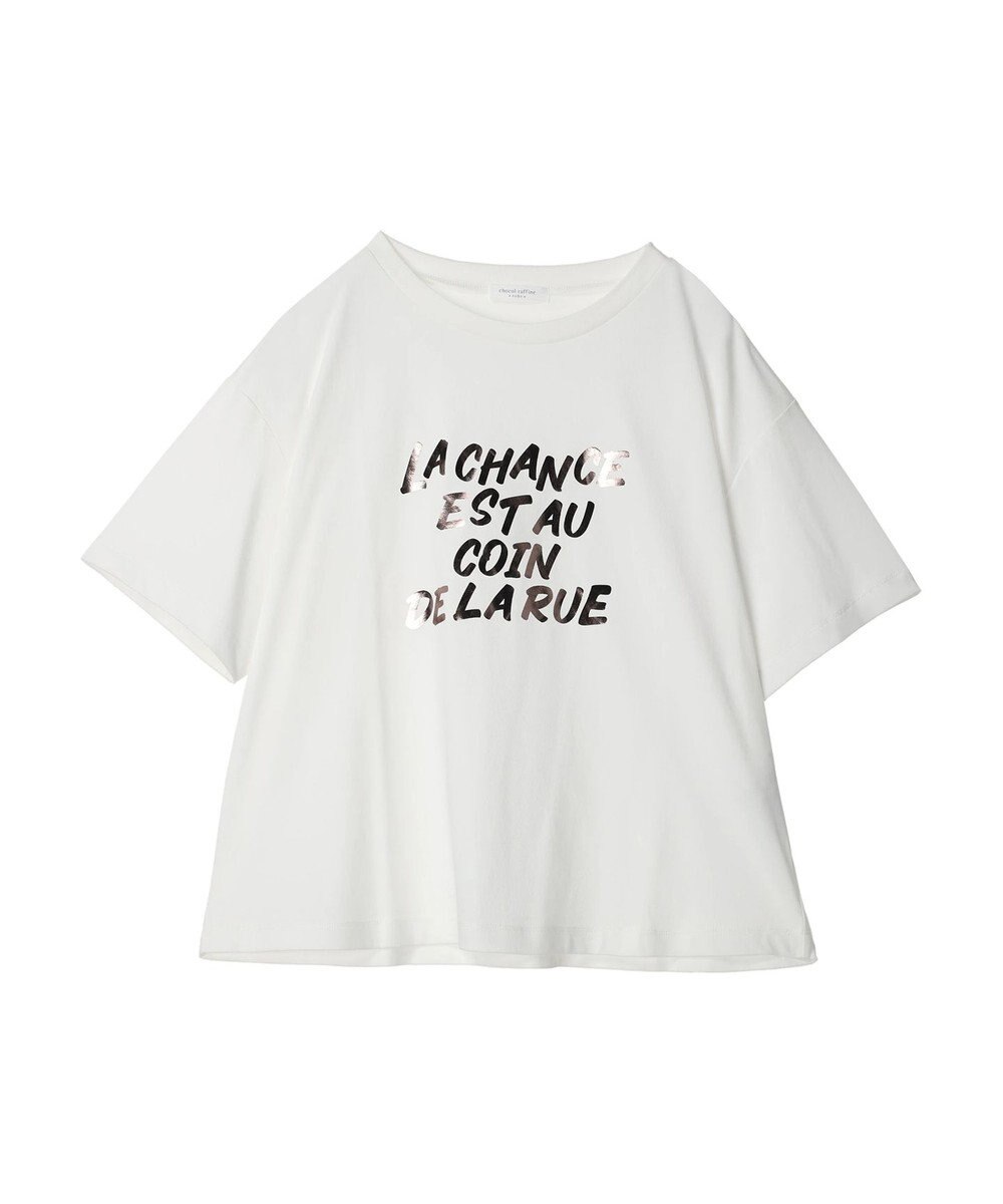 Green Parks 箔プリント半袖ボックスロゴＴ 