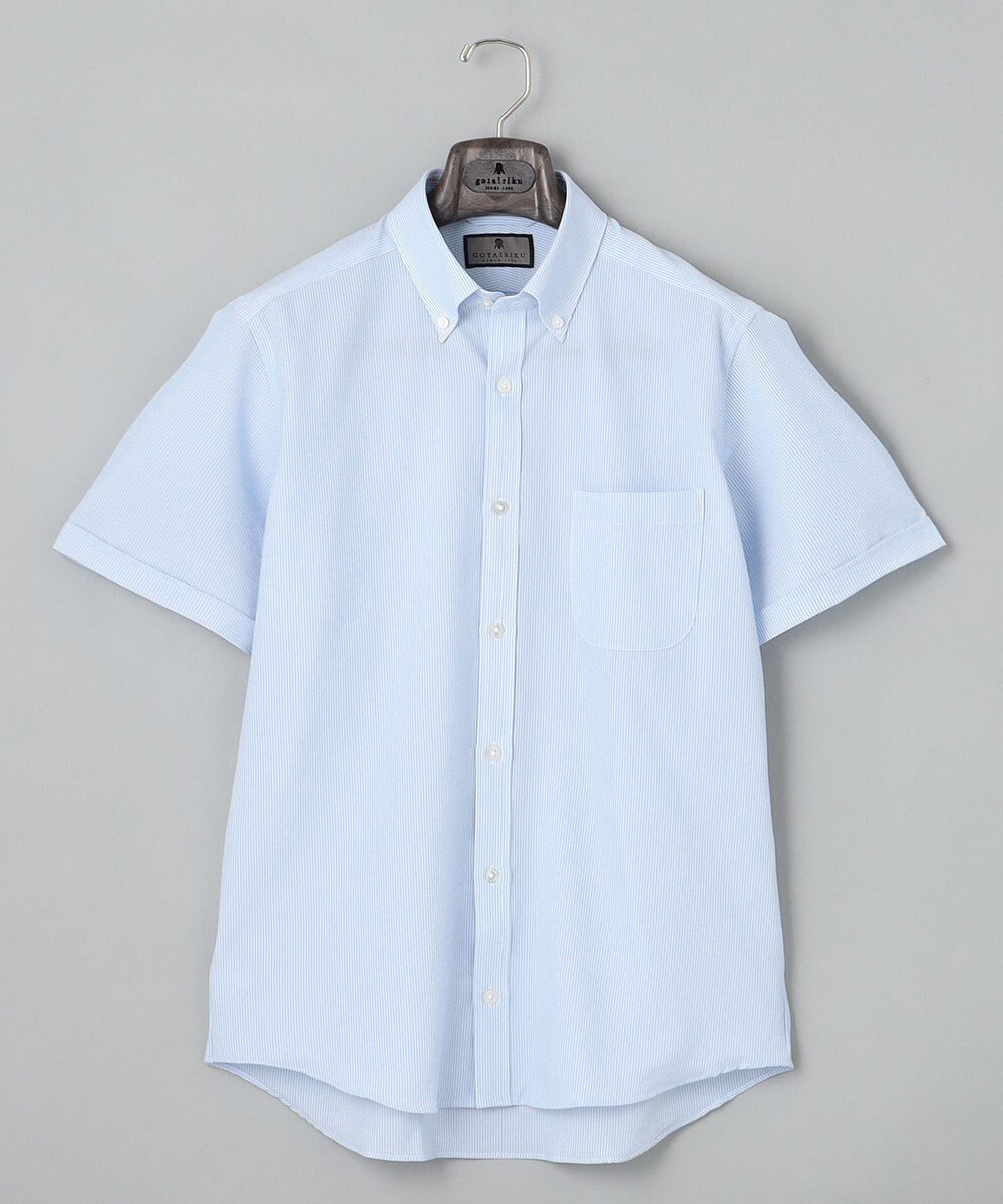 GOTAIRIKU とにかく涼しい/酷暑対応【シワになりにくい/吸水速乾】クールマックスサッカーシャツ 