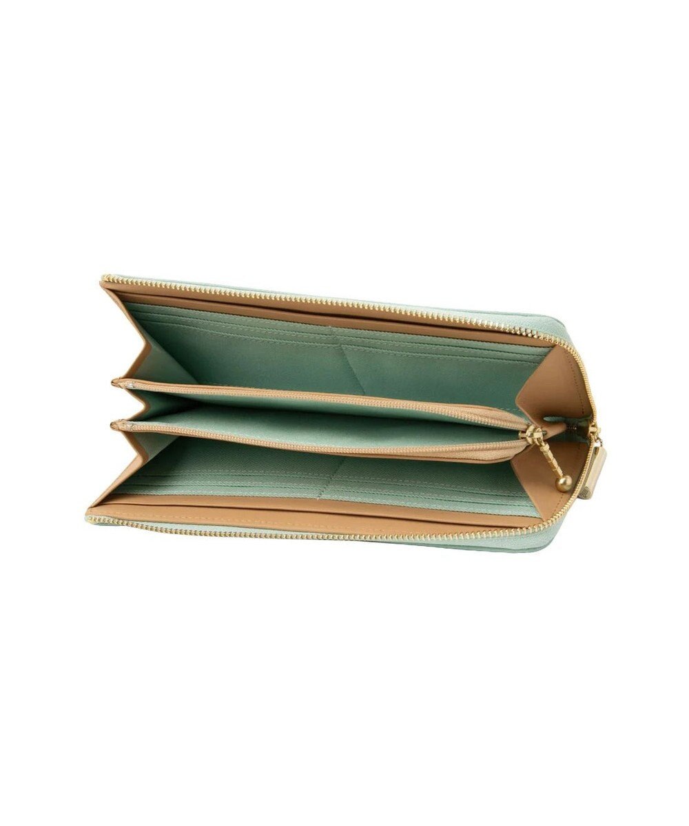 LANVIN en Bleu リュクサンブールハート Lファスナー長財布 