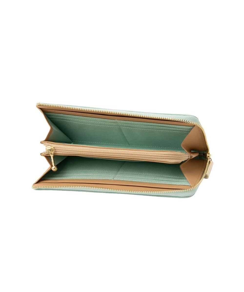 LANVIN en Bleu リュクサンブールハート Lファスナー長財布 