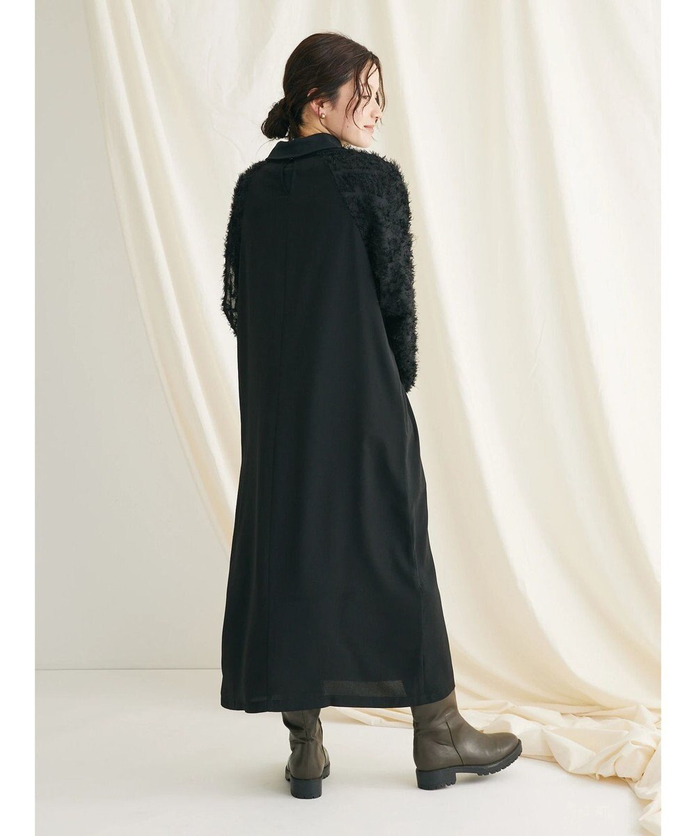 CRAFT STANDARD BOUTIQUE 袖ジャガードラグランワンピース 