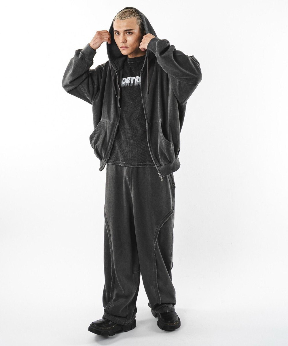 WEGO 【ユニセックス着用ITEM】バルーンBIGダブルZIPパーカー 