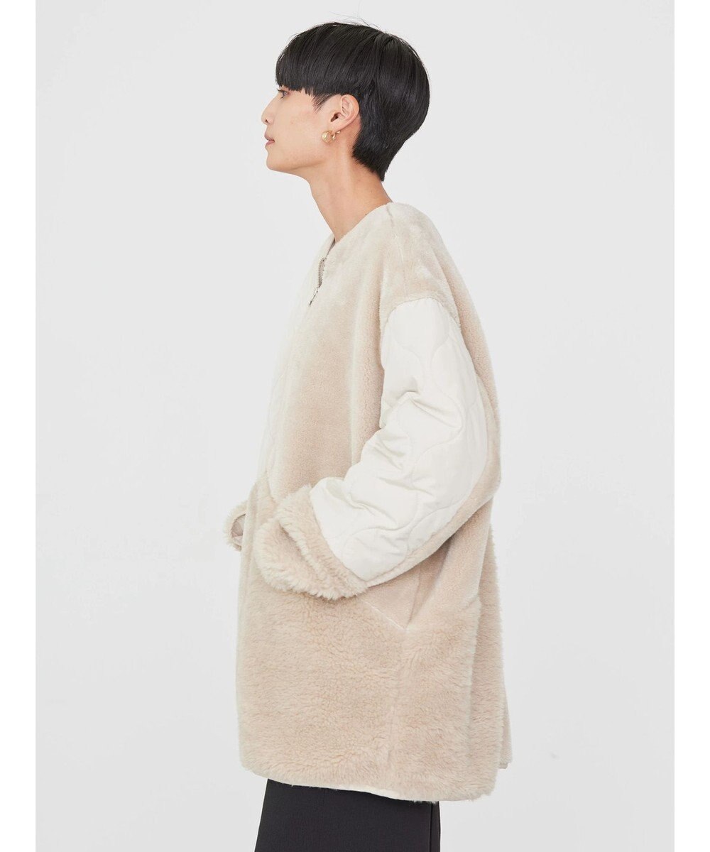 AMERICAN HOLIC キルポカボアＭｉｘキルティングコート 