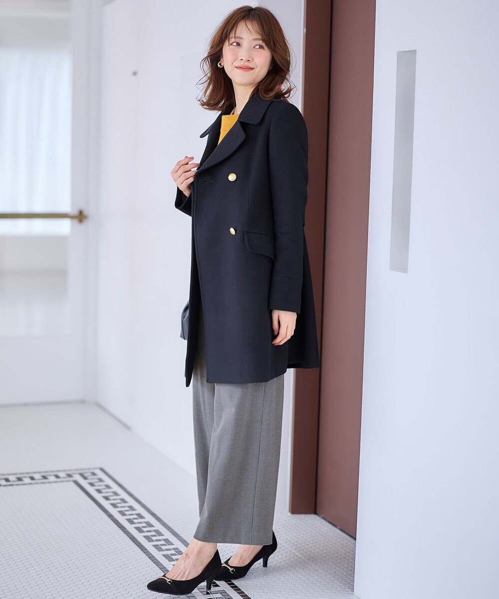 ANY SIS 【WEB・一部店舗限定】ウールアンゴラミックスリッチ コート 