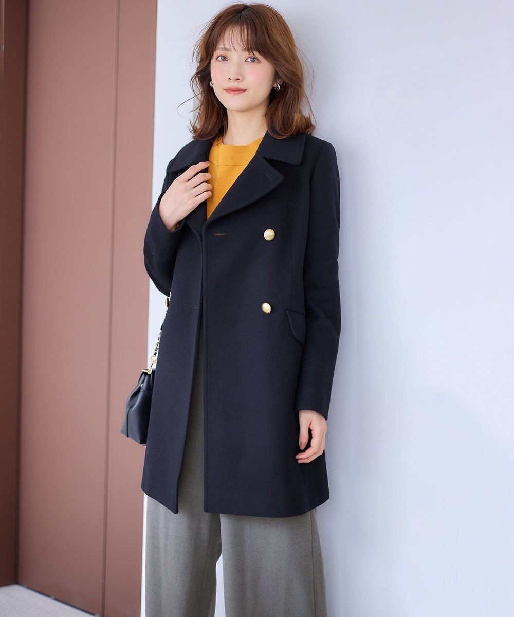 ANY SIS 【WEB・一部店舗限定】ウールアンゴラミックスリッチ コート 