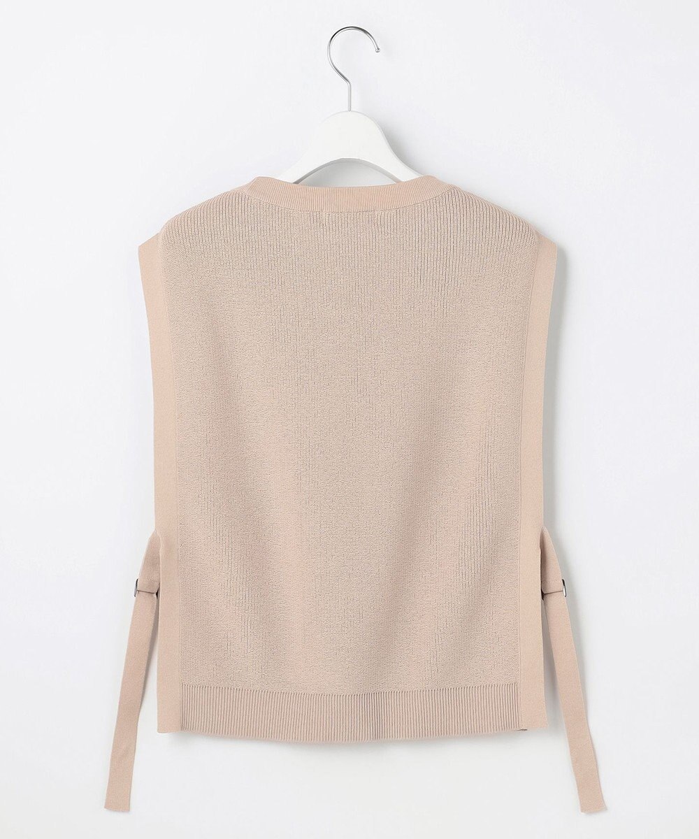 J.PRESS LADIES L 【プラスワンアイテムに】ベルト ニット ベスト 