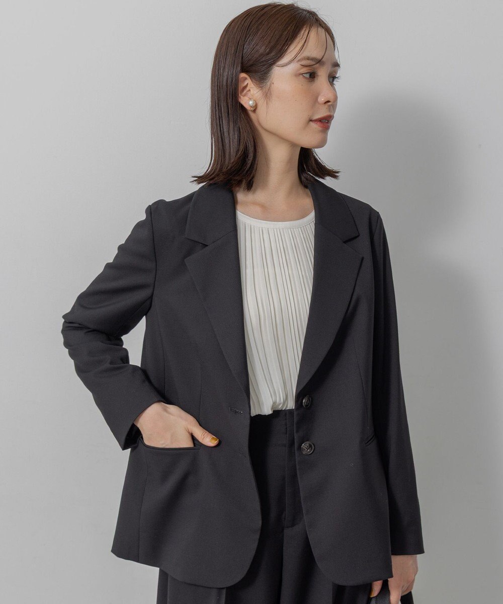 組曲 【加藤ローサさん着用】ハンサムツイル ジャケット 