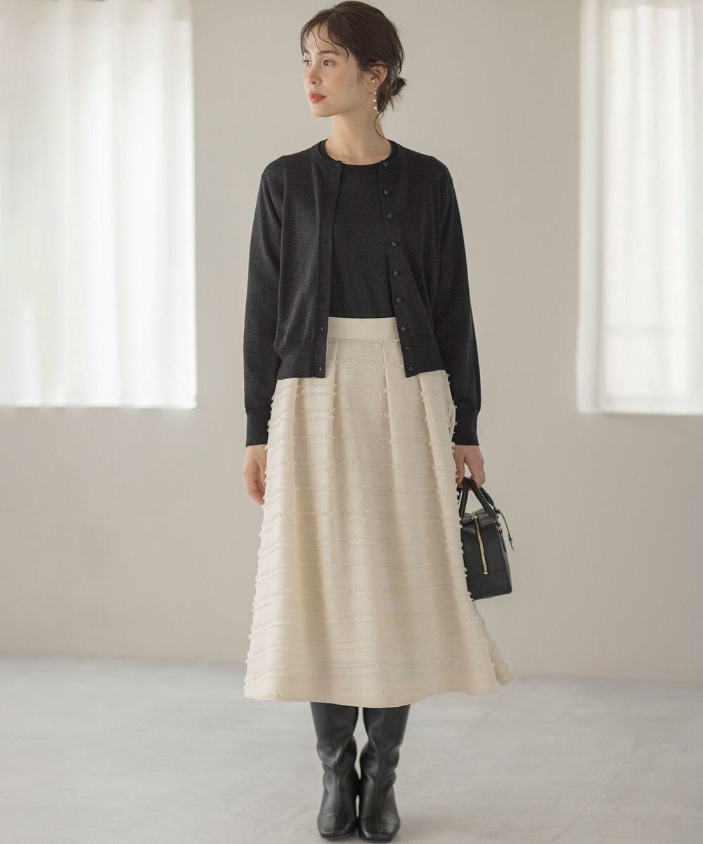 組曲 【WEB限定・2SET】ラメ入りアンサンブルニット 