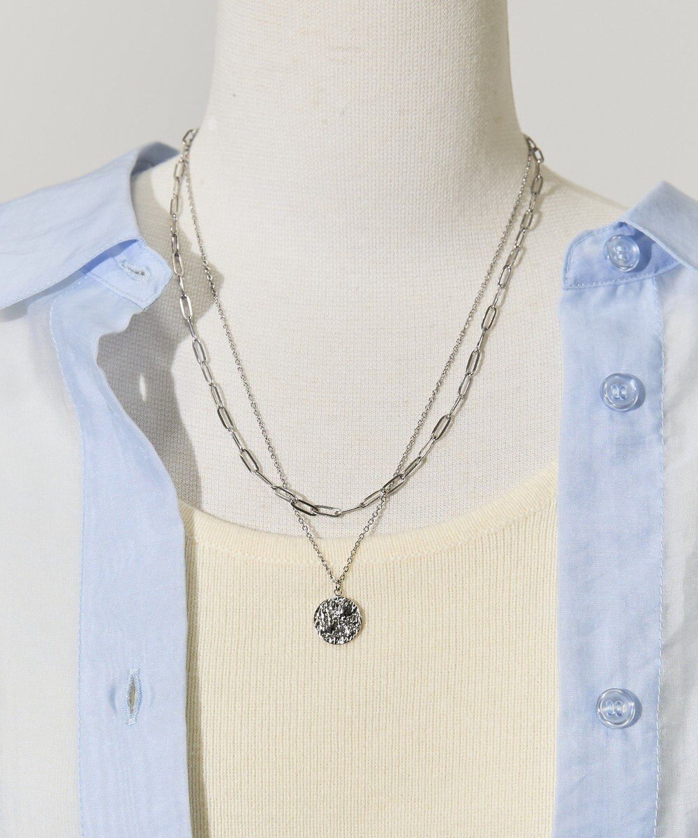 AMERICAN HOLIC ステンレス　ＣＯＩＮ２連ネックレス 