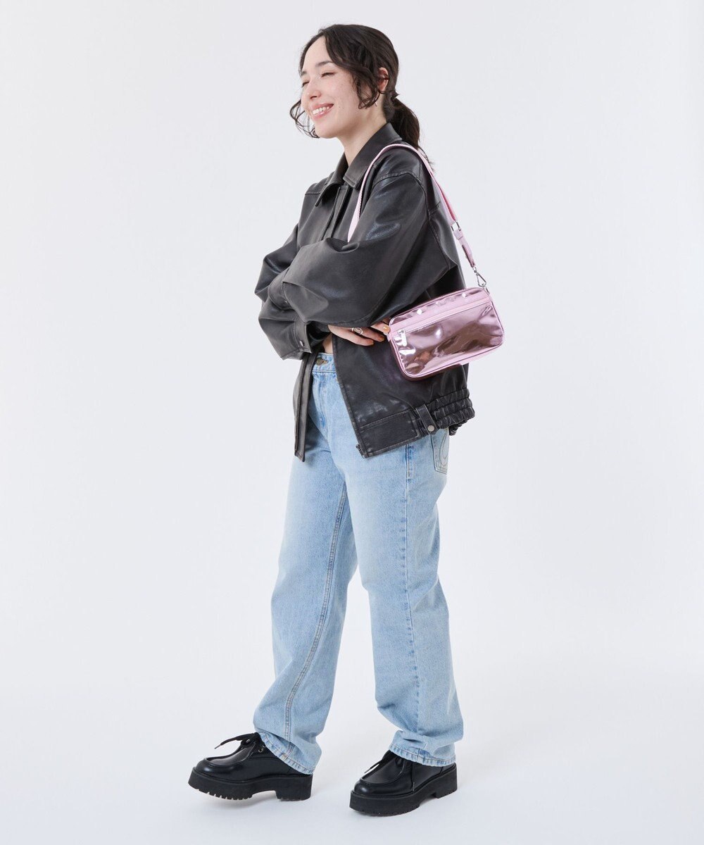 LeSportsac MIR E/W PHONE CROSSBODY/ピンクアメジスト 