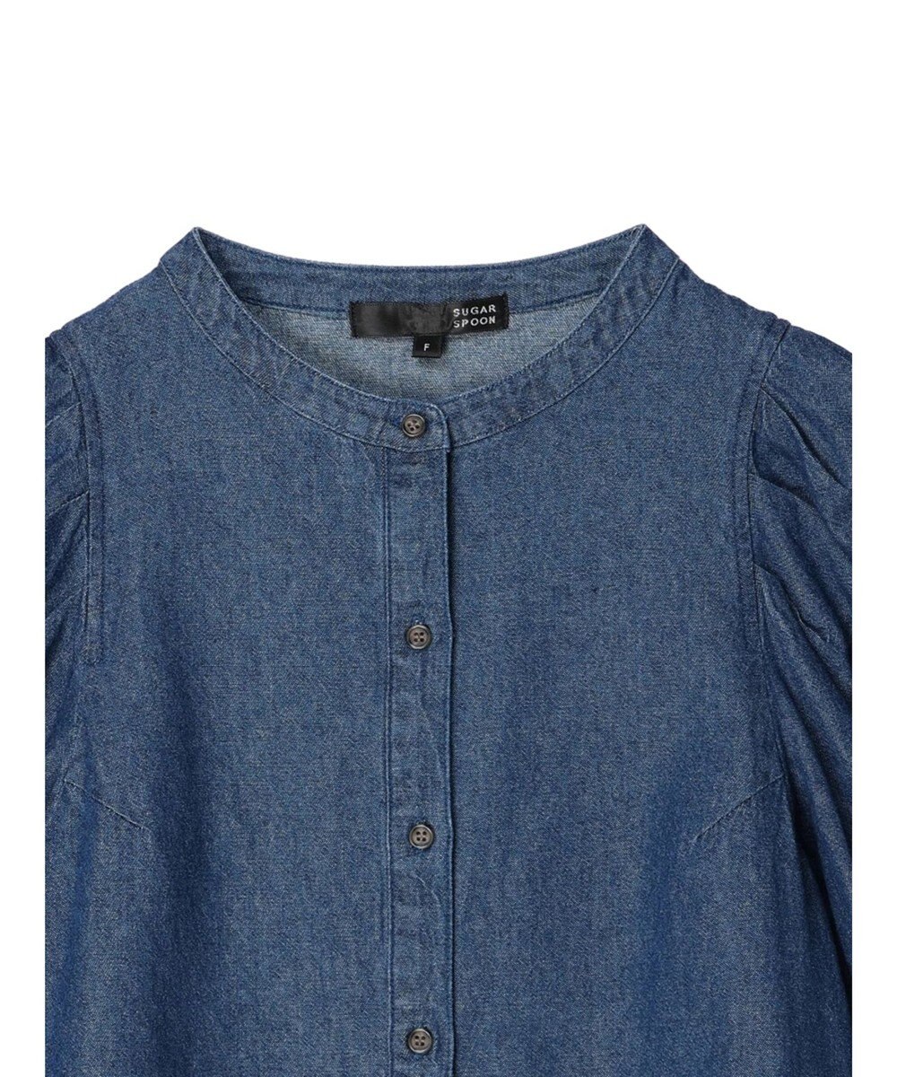 Green Parks ・ＳＵＧＡＲ　ＳＰＯＯＮ　デニムパフブラウス 