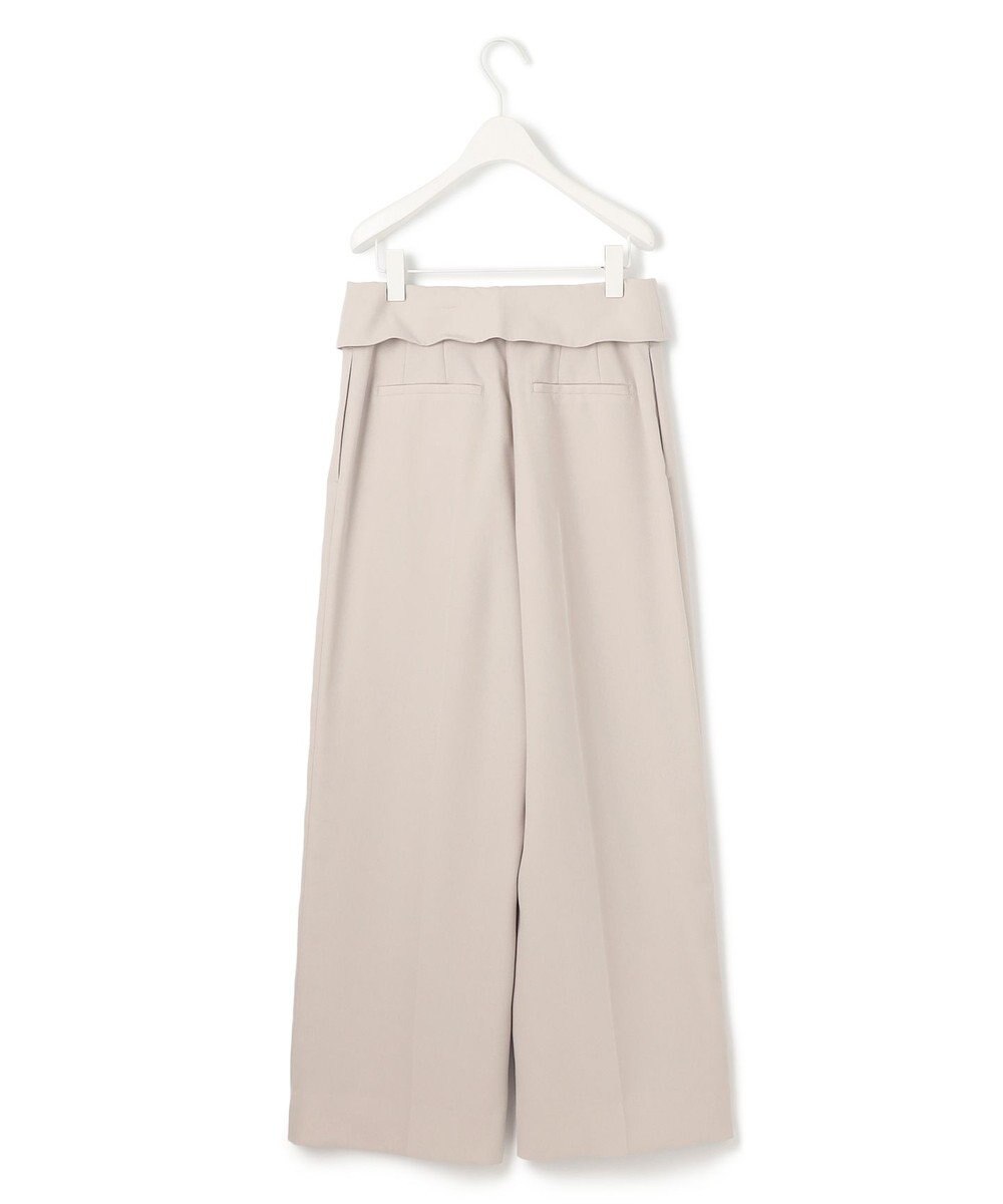 ICB L 【UVケア・接触冷感・速乾・防シワ・洗える】 FluidBackSatin デザインワイドパンツ 