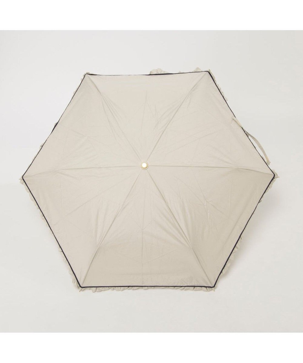 UNBILLION カシュネ cachenez / PUヒートカットフリル3段折りたたみ傘 