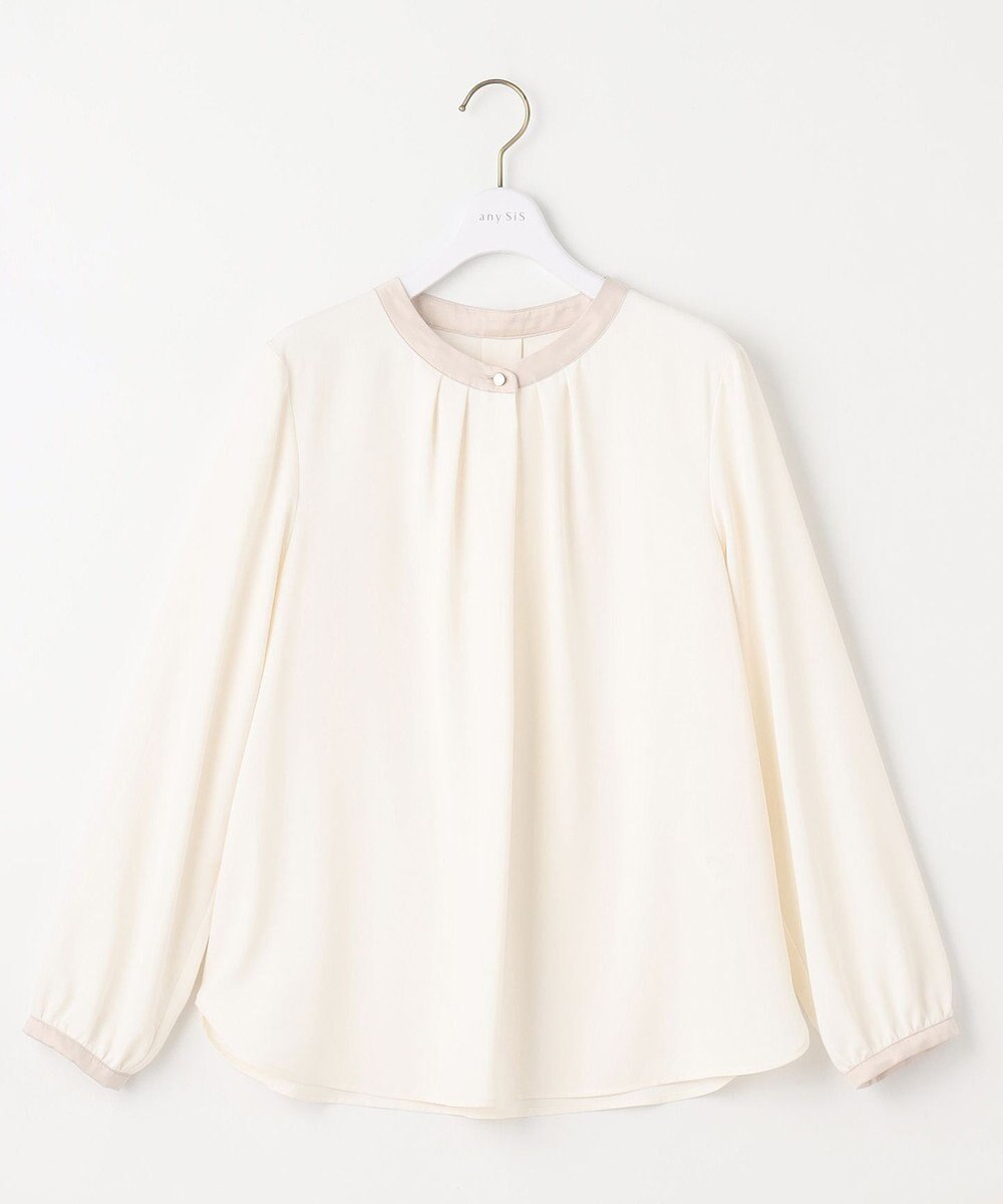 ANY SIS 【AIコラボ】フロントボタンタック ブラウス 