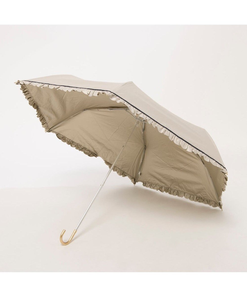 UNBILLION カシュネ cachenez / PUヒートカットフリル3段折りたたみ傘 