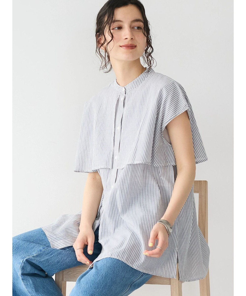 CRAFT STANDARD BOUTIQUE インド綿フリルブラウス 