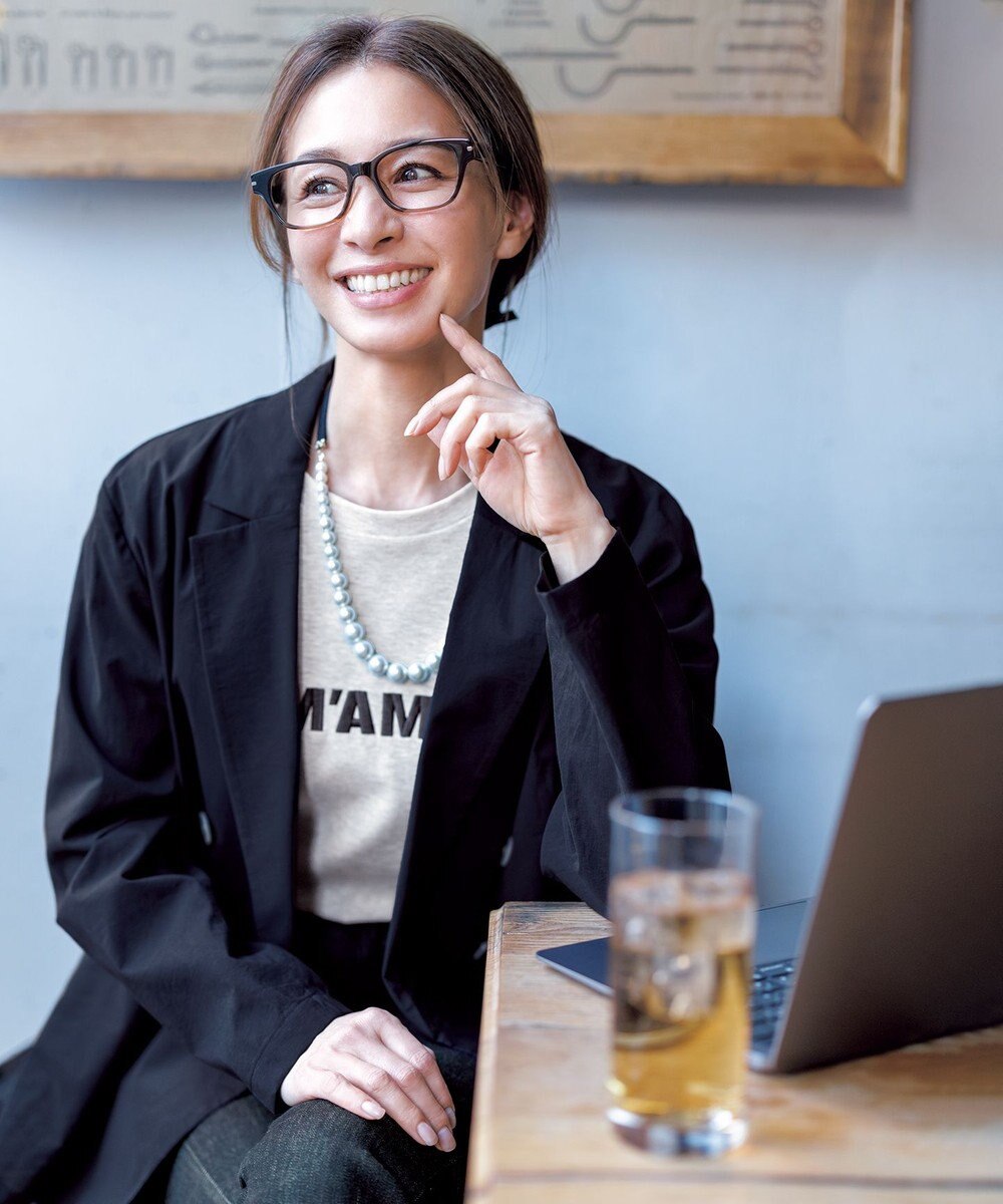 UNFILO BEAUTY FORM-Tコットン ロゴ半袖T 