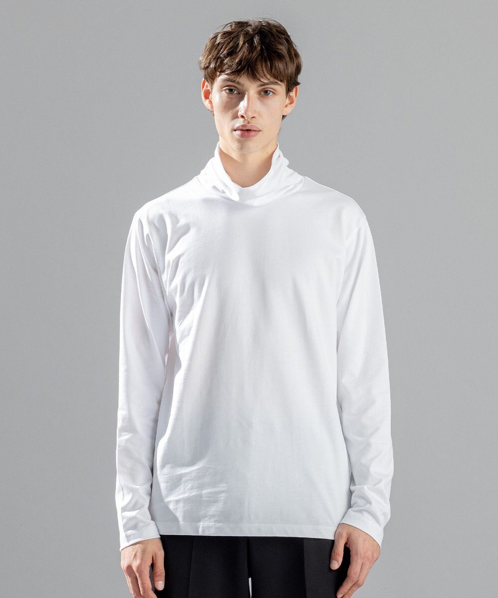 JOSEPH HOMME スビンソフトジャージー　タートルネックカットソー 