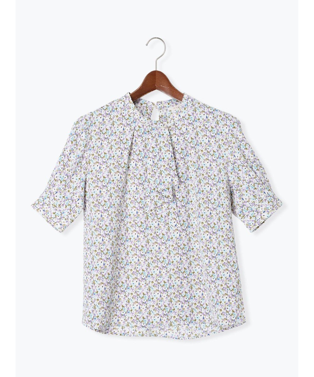 Te chichi パターンアソート5分袖ボウタイブラウス 