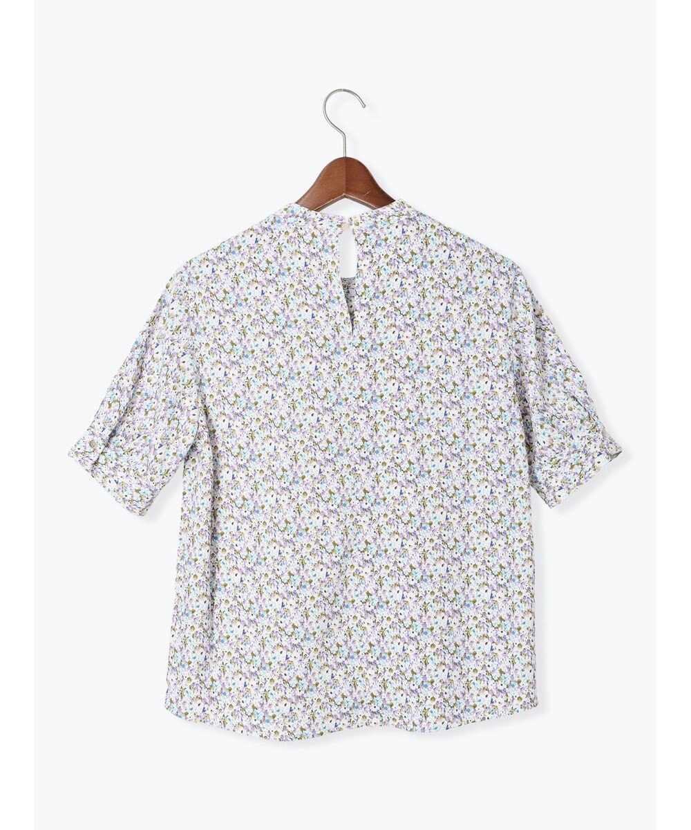 Te chichi パターンアソート5分袖ボウタイブラウス 