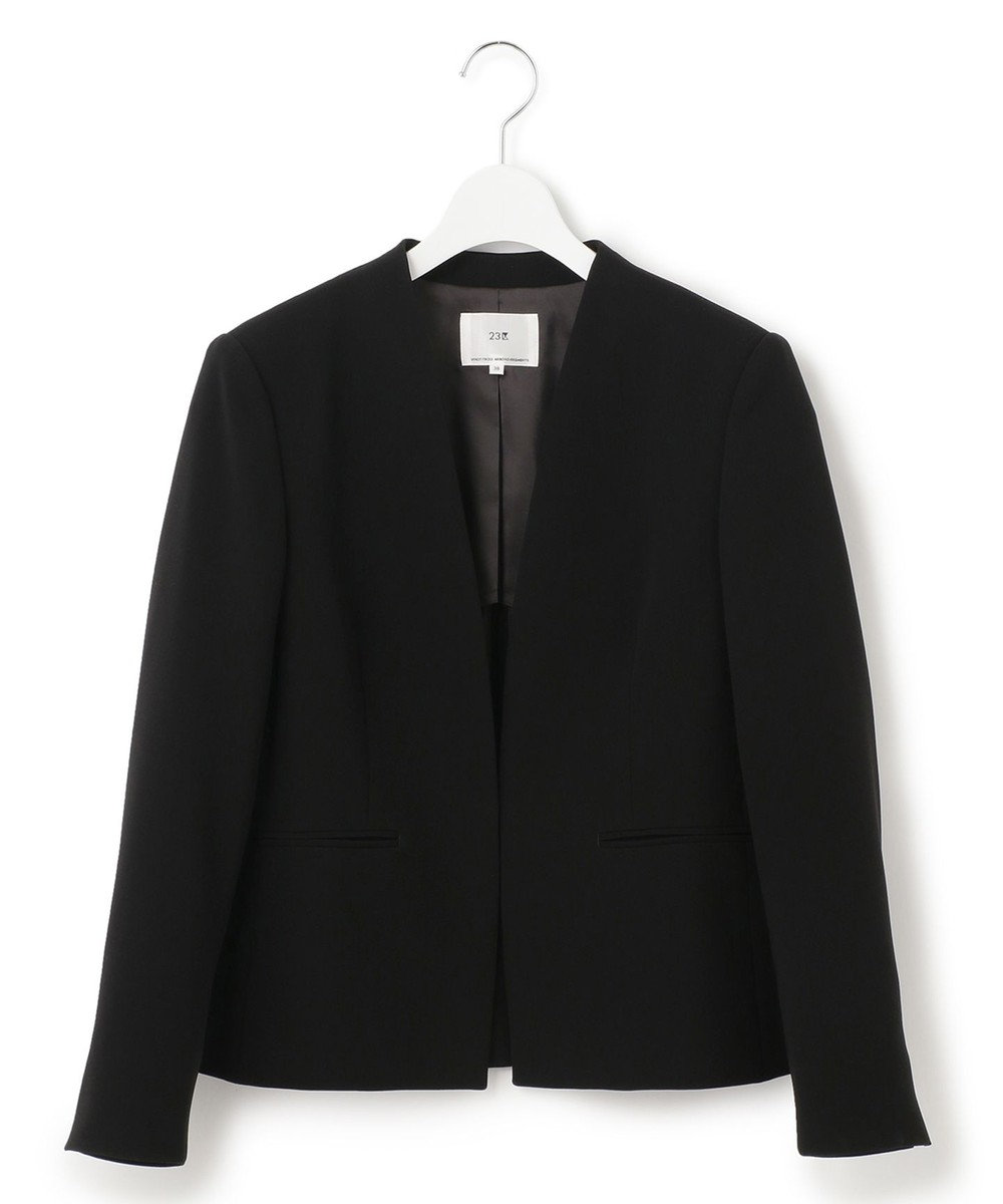 23区 トリアセダブルジョーゼット ジャケット 