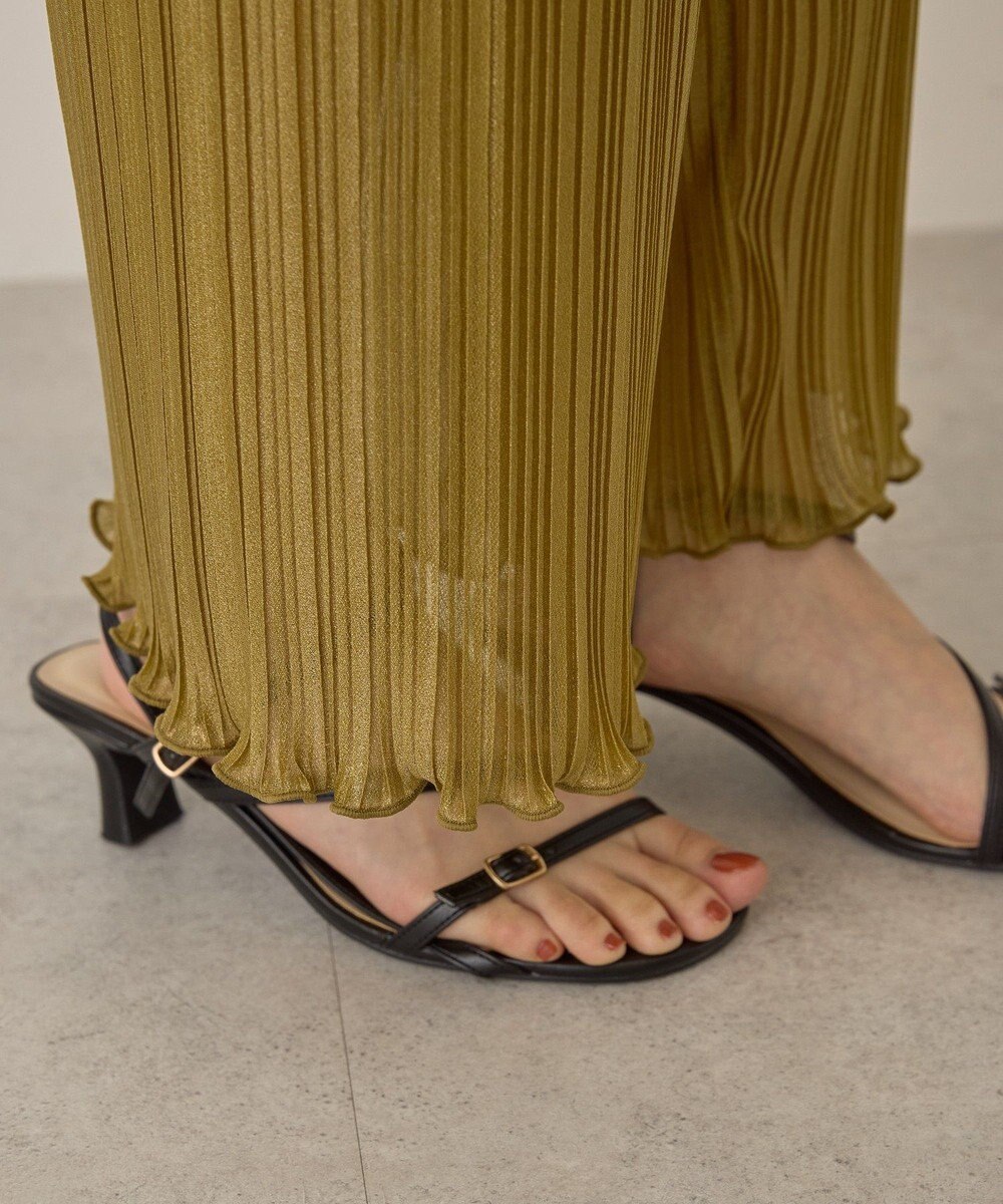 AMERICAN HOLIC ラメプリーツパンツ 