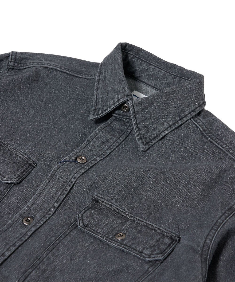 woadblue ＜坪田あさみさんコラボ＞CPOデニムジャケット グレー 