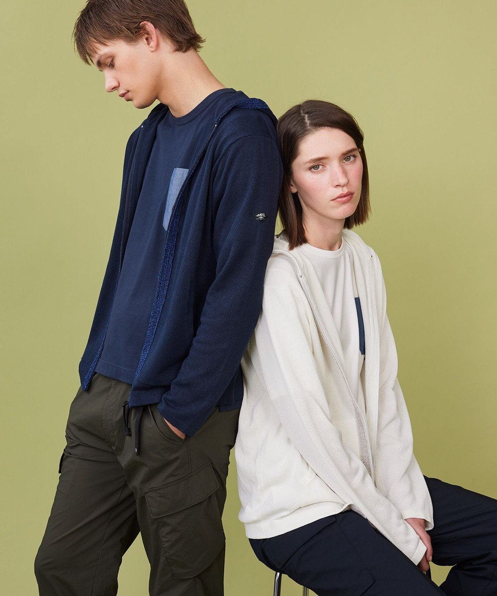 JOSEPH ABBOUD MOUNTAIN 【エコ素材・軽量・通気性・速乾性】ペーパーヤーンパーカー 