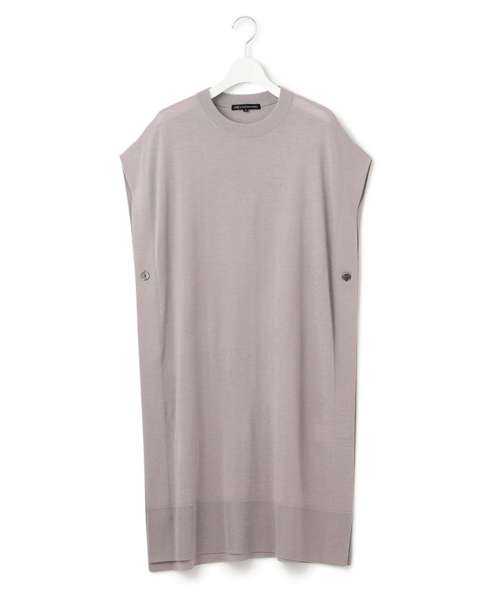 23区 L 【洗える】コンパクトウール ロングベスト 