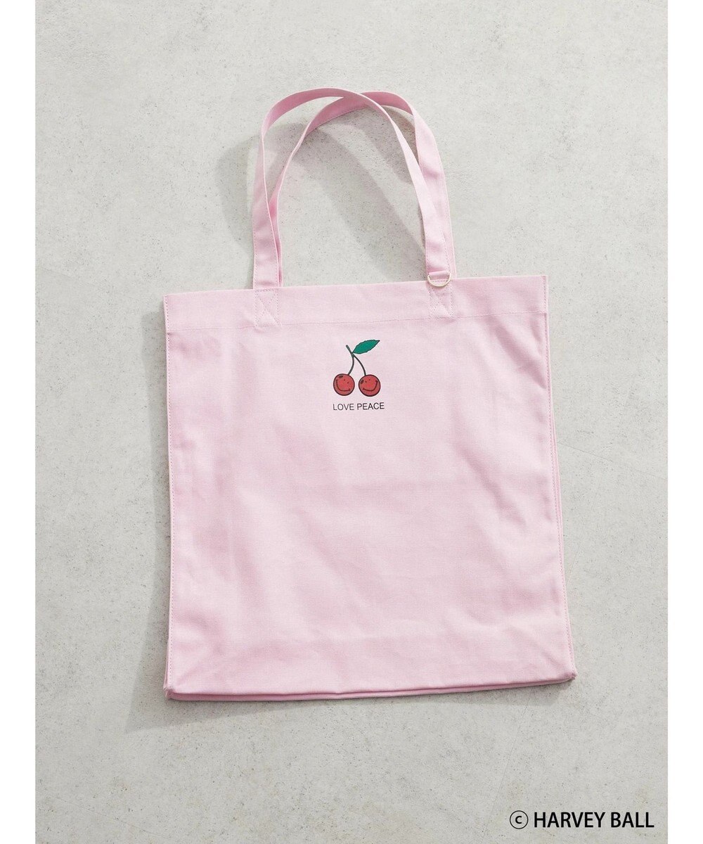 Green Parks Ｓｍｉｌｅｙ　Ｆａｃｅ／チェリープリントＢｉｇトートバック 