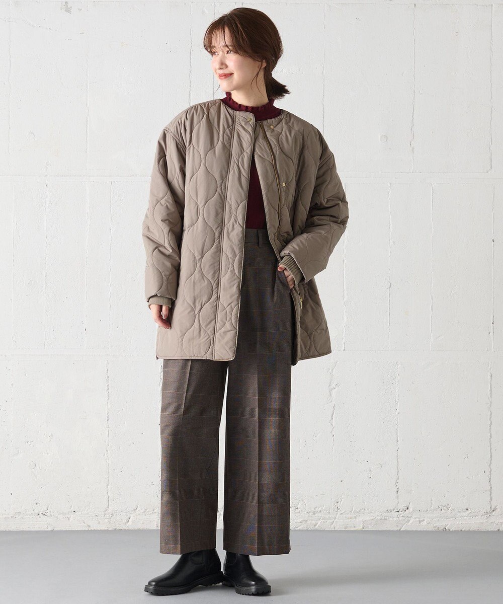 ANY 【蓄熱保温/撥水/洗濯機可能】撥水ウォームキルトブルゾン 