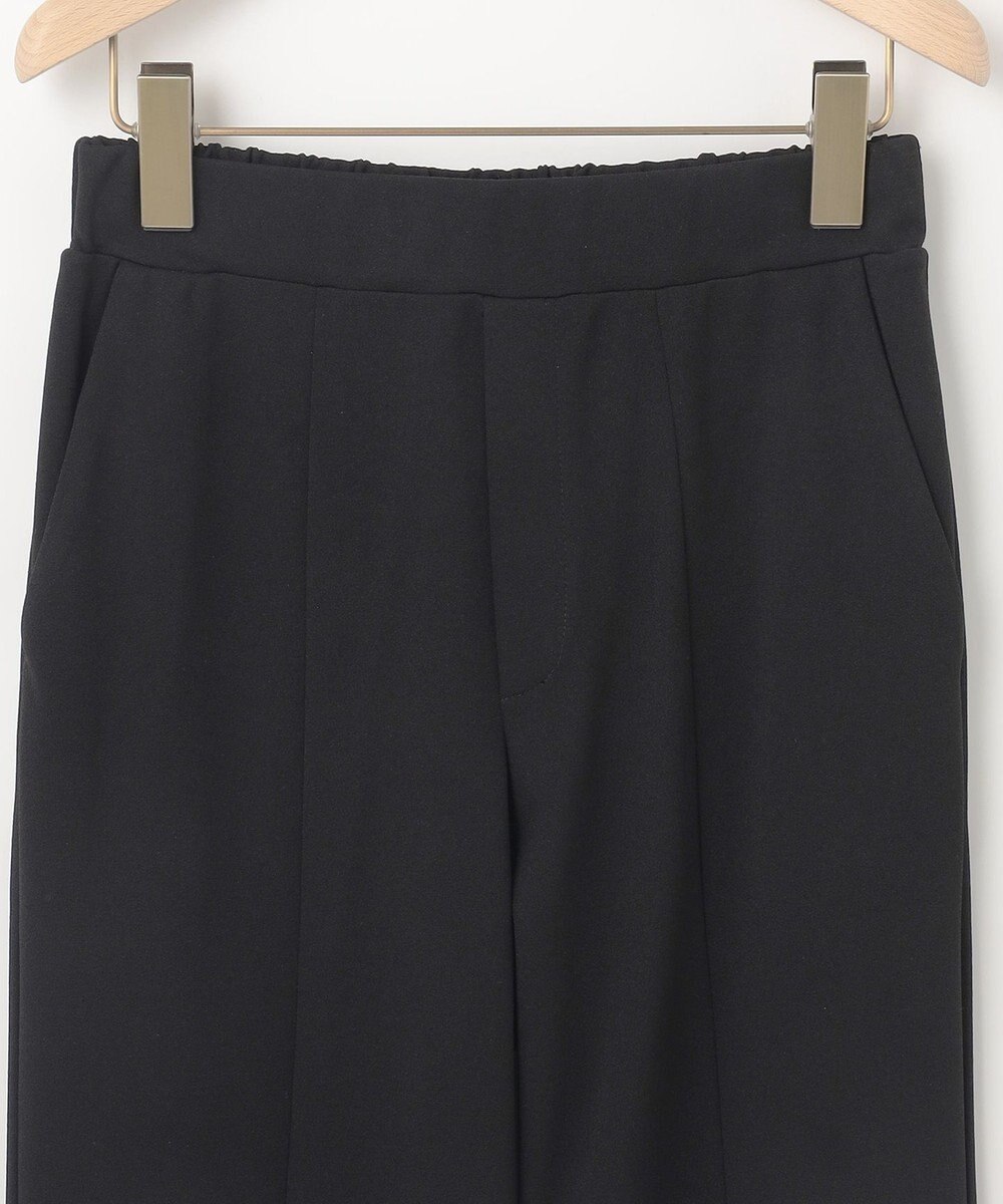 組曲 S スタイルアップジャージー フレアパンツ 