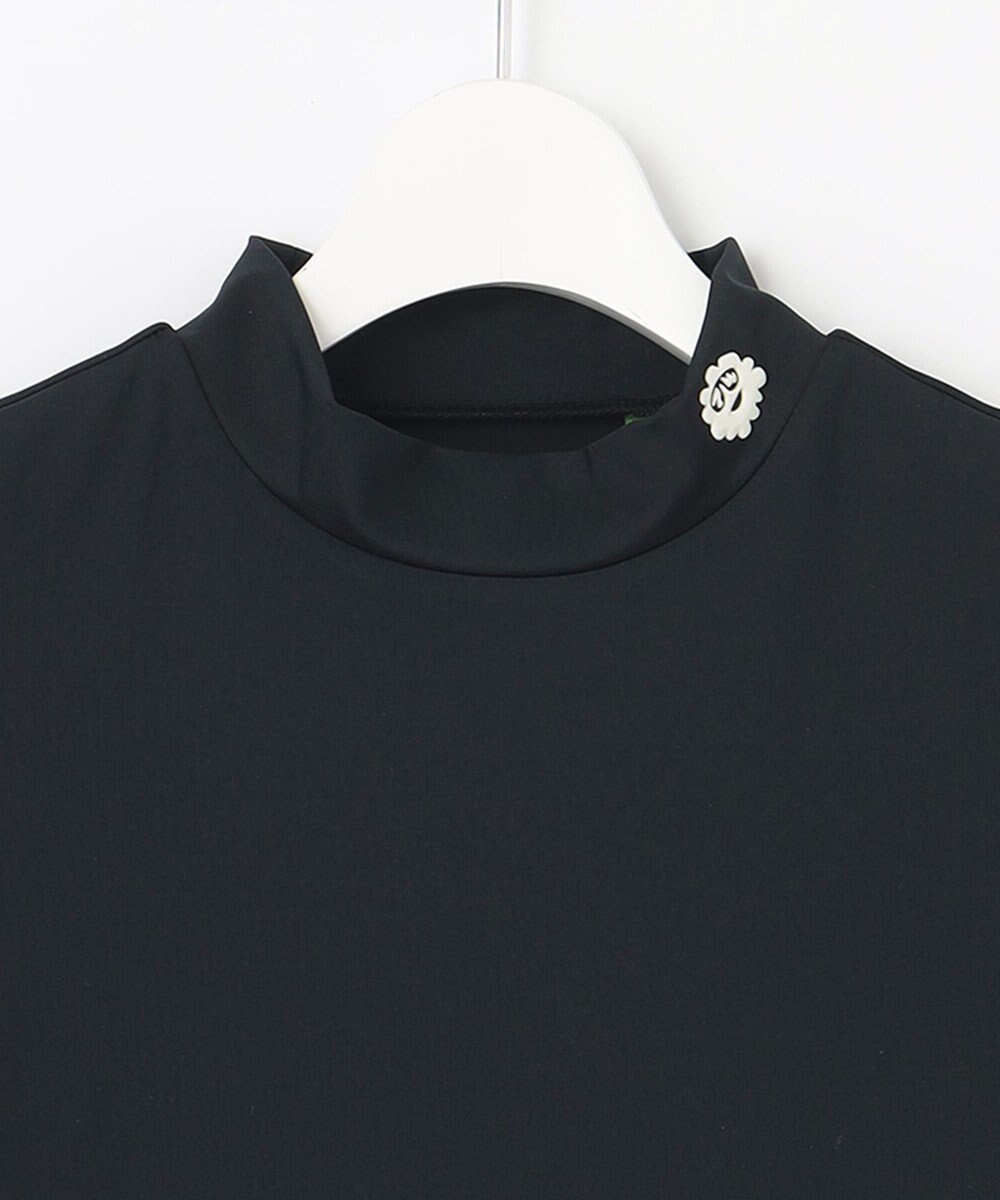 PW CIRCULUS 【WOMEN】【2SET/吸汗速乾/消臭/ストレッチ】ドルマンスリーブメッシュ シャツ + モックネックインナー 