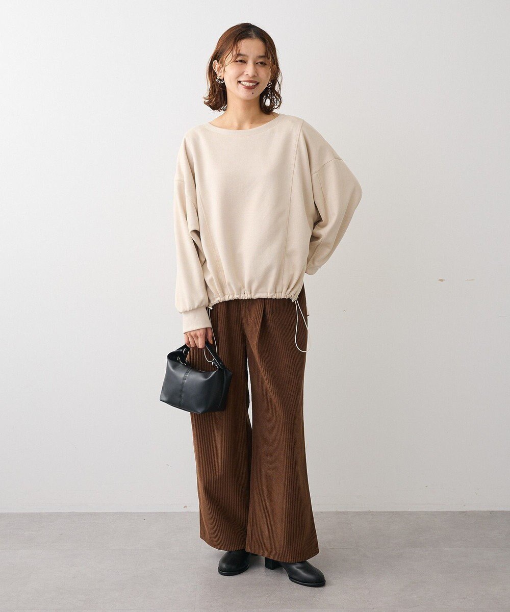 Green Parks なめらかタッチスウェード調ドロストプルオーハ 