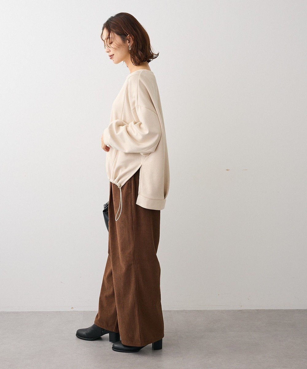 Green Parks なめらかタッチスウェード調ドロストプルオーハ 