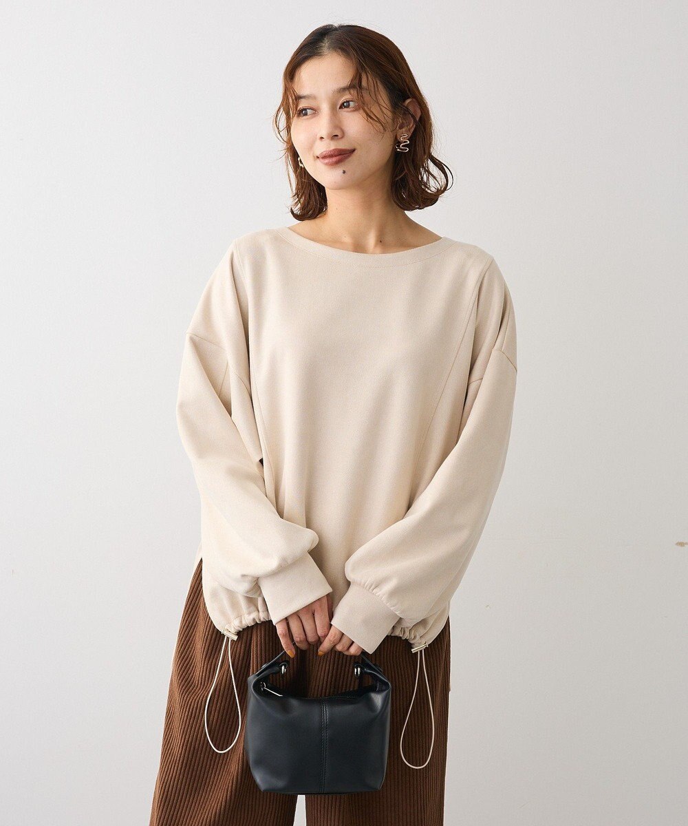 Green Parks なめらかタッチスウェード調ドロストプルオーハ 