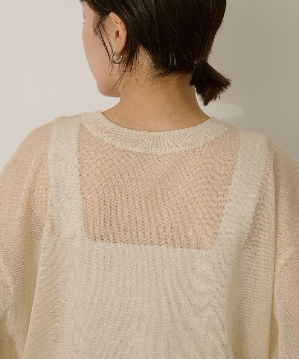 AMERICAN HOLIC 【WEB限定】【接触冷感】2WAYシアーニットカーディガン 