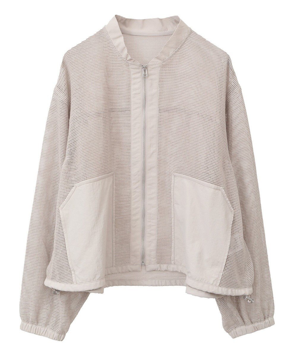 AMERICAN HOLIC メッシュ異素材切替ブルゾン 