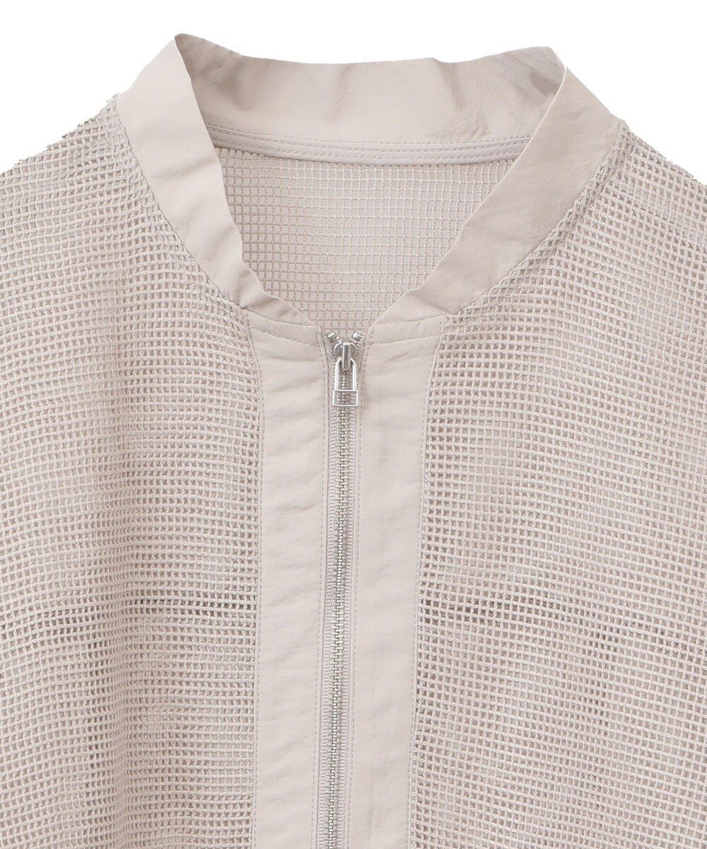 AMERICAN HOLIC メッシュ異素材切替ブルゾン 