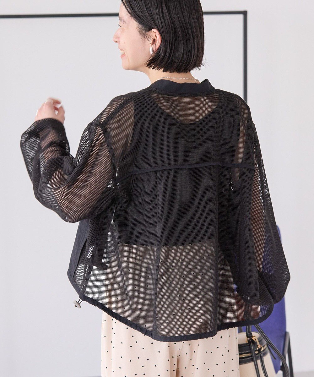 AMERICAN HOLIC メッシュ異素材切替ブルゾン 