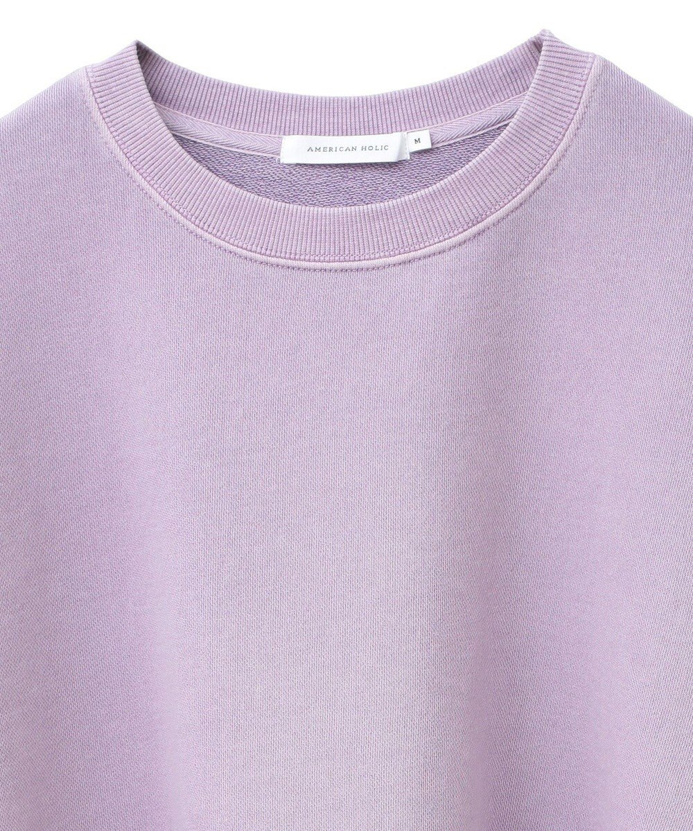 AMERICAN HOLIC ピグメントショートスウェット 
