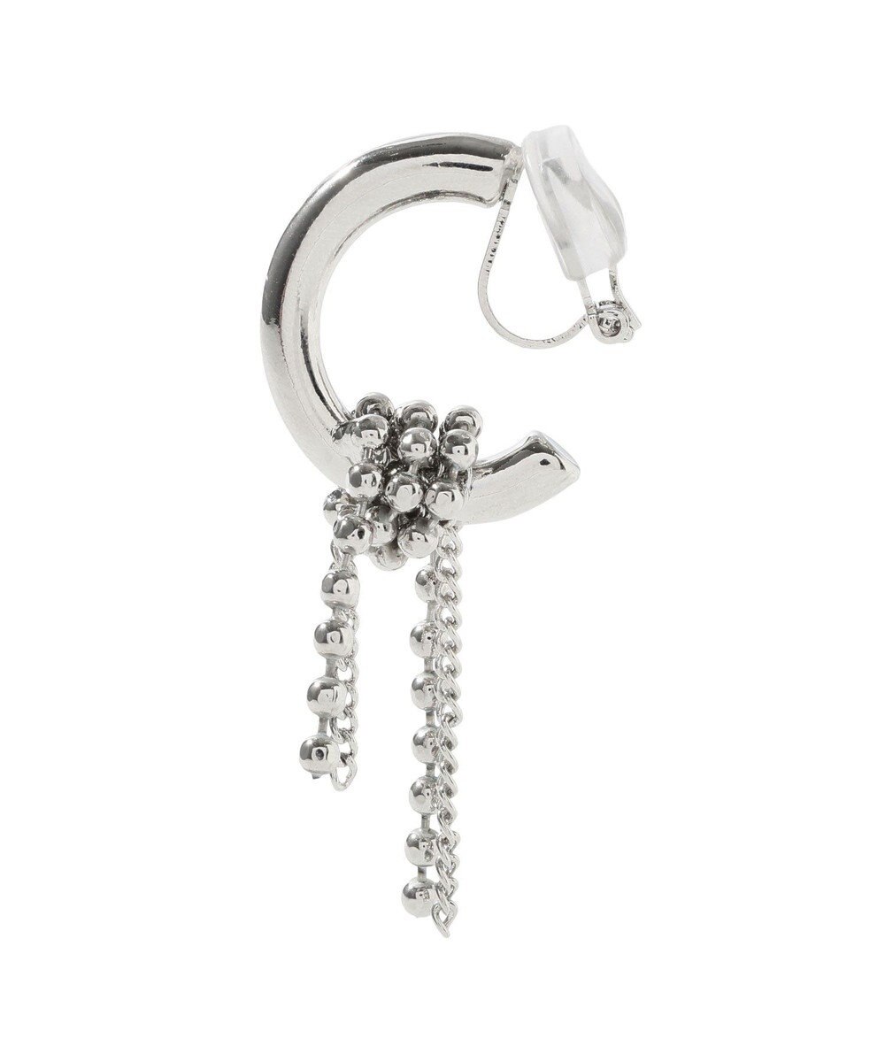 YECCA VECCA チェーンフリンジイヤリング 