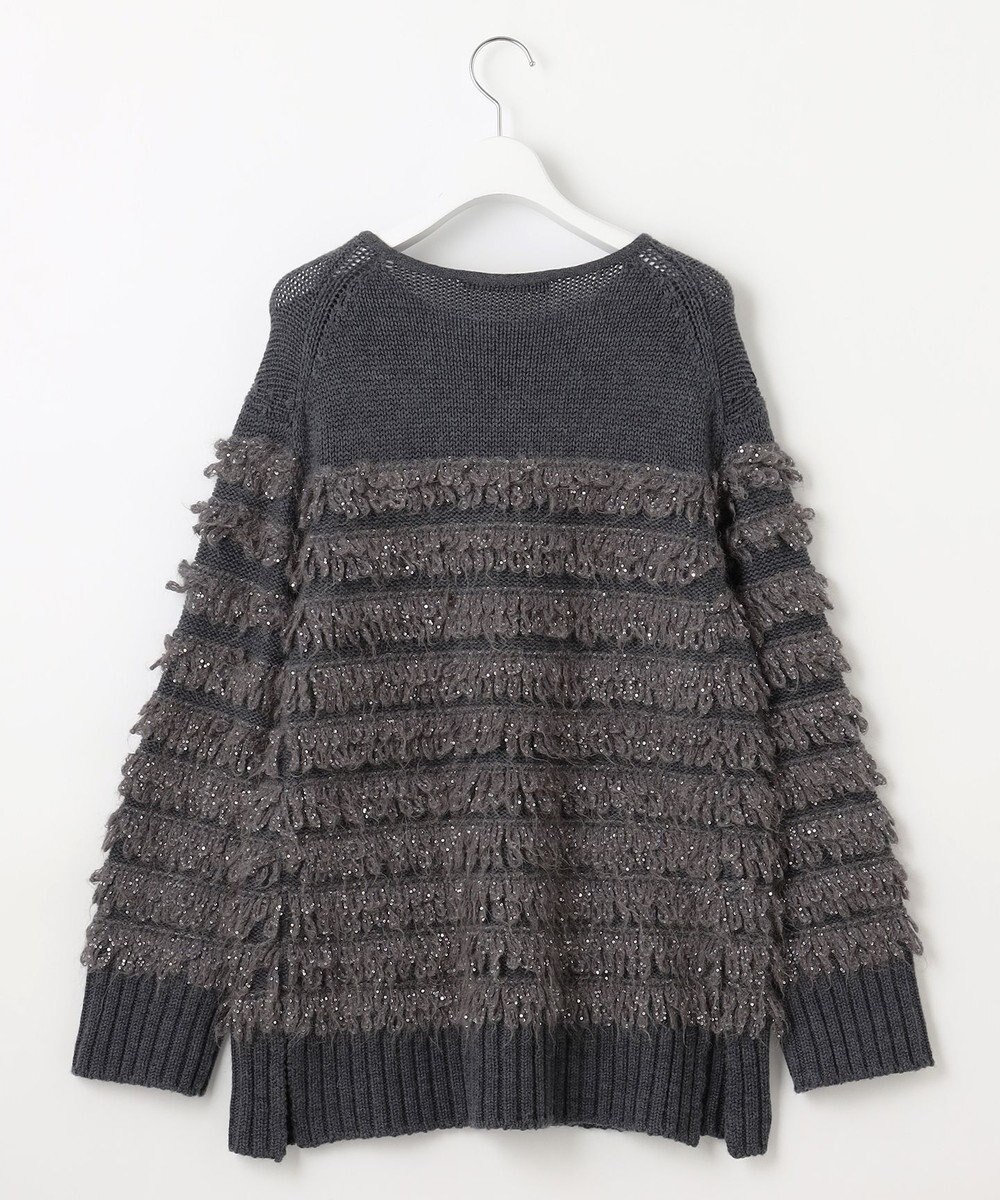 自由区 【PREMIUM KNIT COLLECTION】スパンコールコンビ ニット 