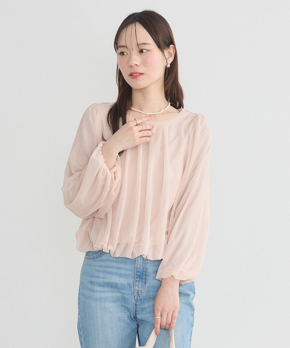 earth music&ecology シアーバルーンプルオーバー 