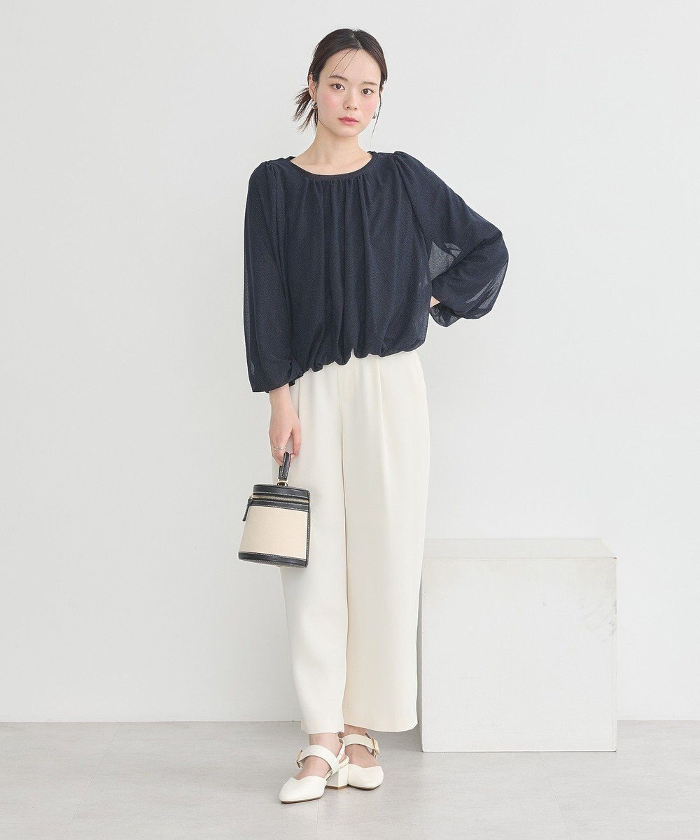 earth music&ecology シアーバルーンプルオーバー 