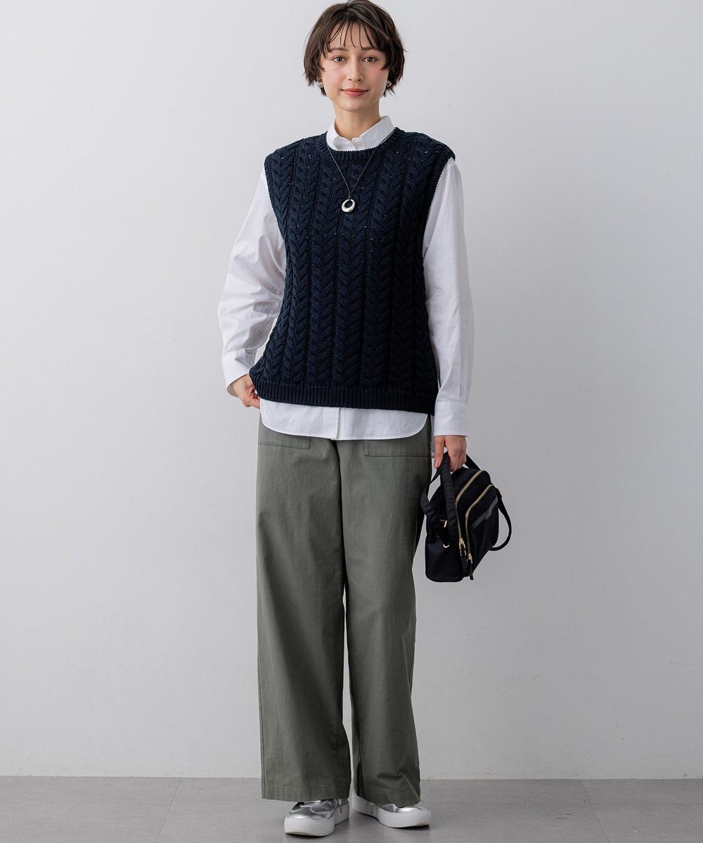 23区 【先行予約】ケーブル ニットベスト 
