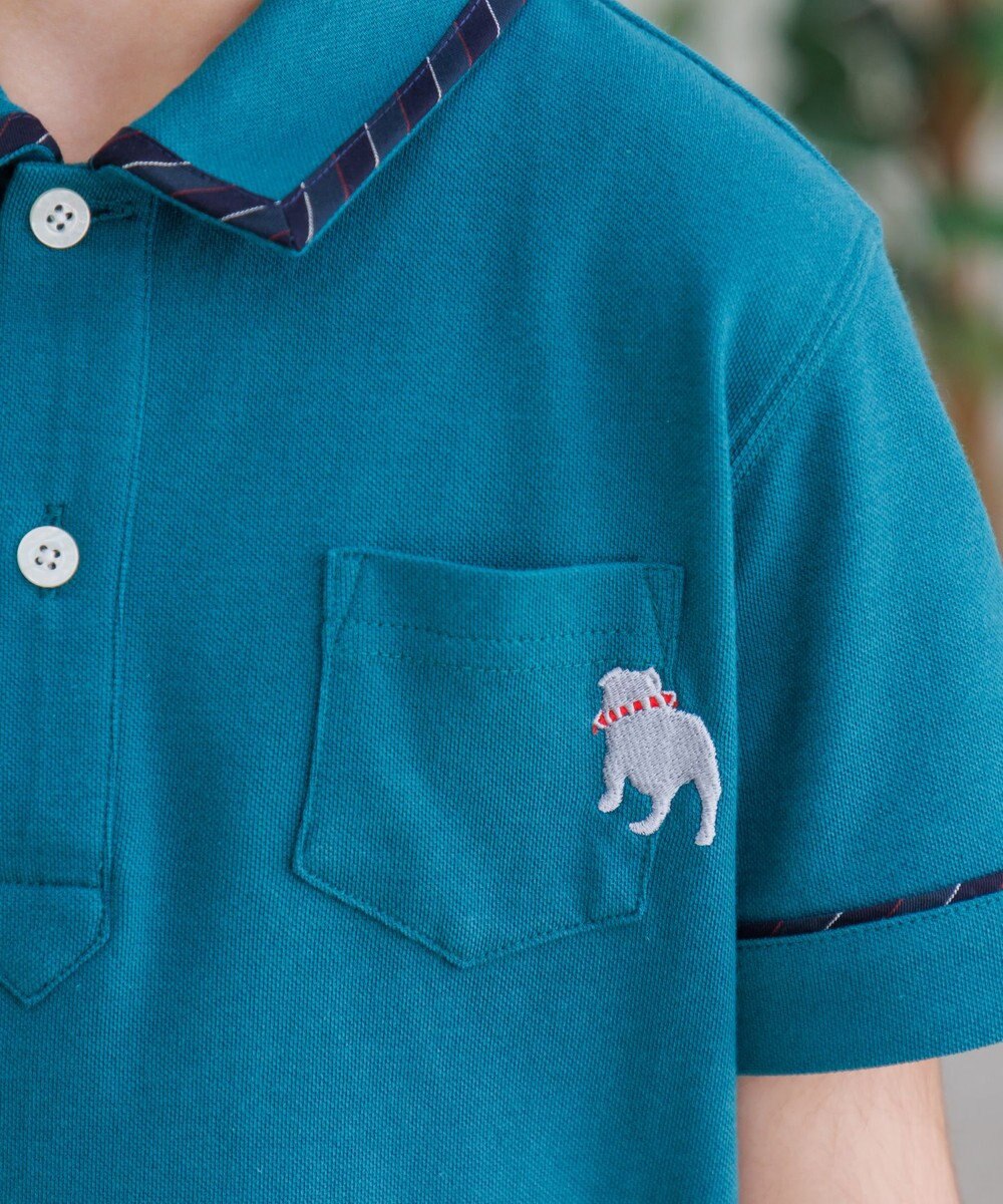 J.PRESS KIDS 【140-170cm】カノコ バックブル 半袖ポロシャツ 