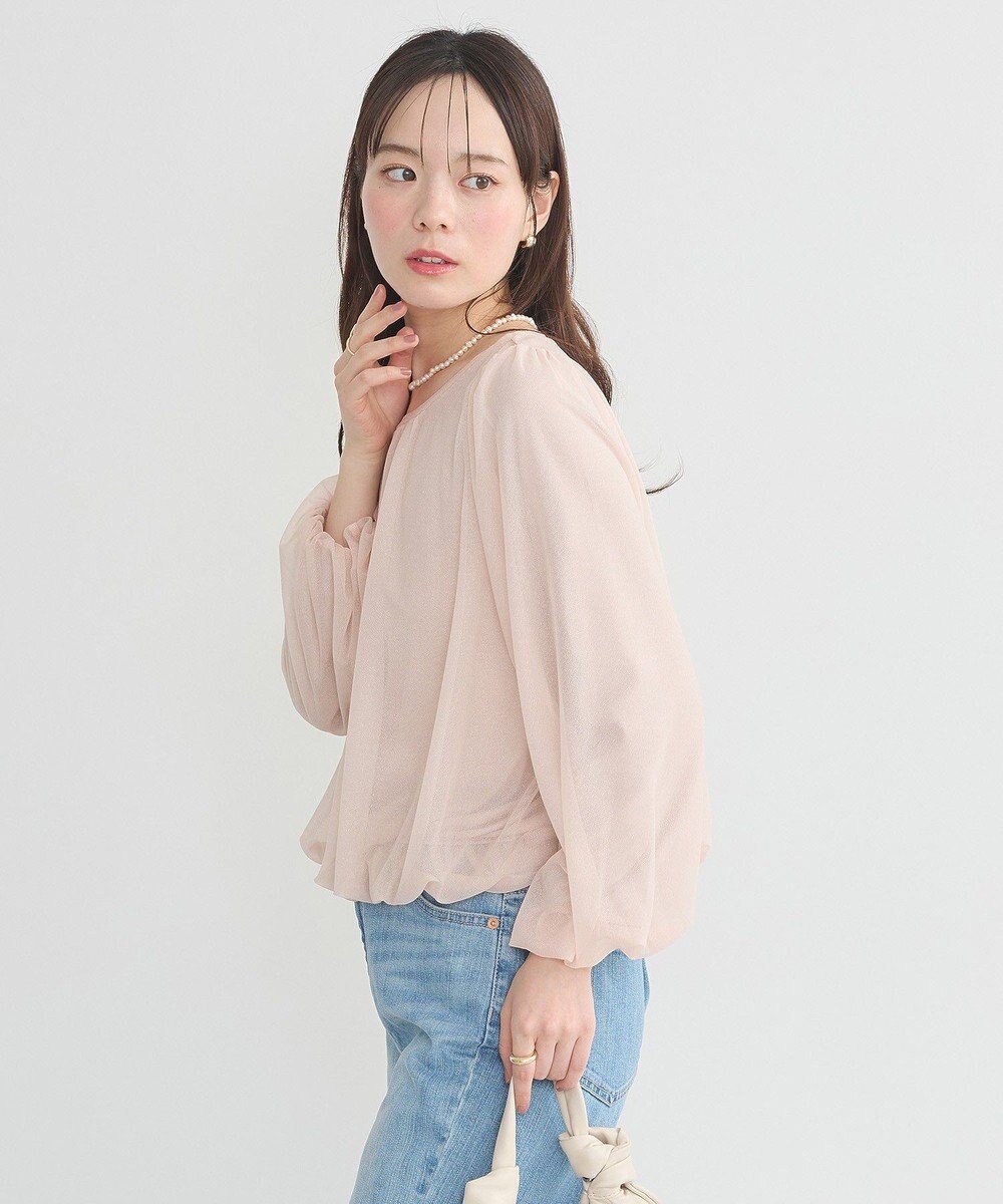 earth music&ecology シアーバルーンプルオーバー 