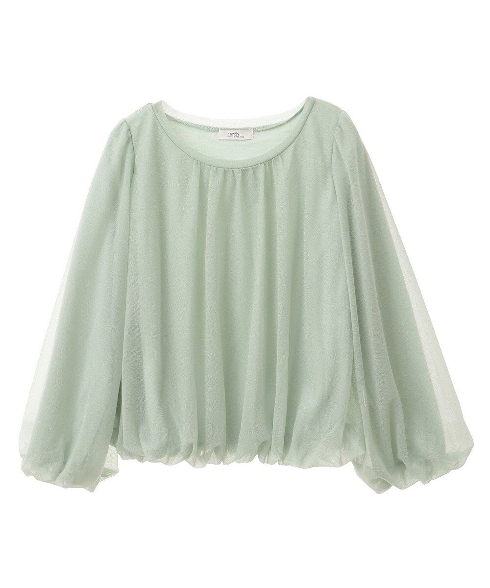 earth music&ecology シアーバルーンプルオーバー 