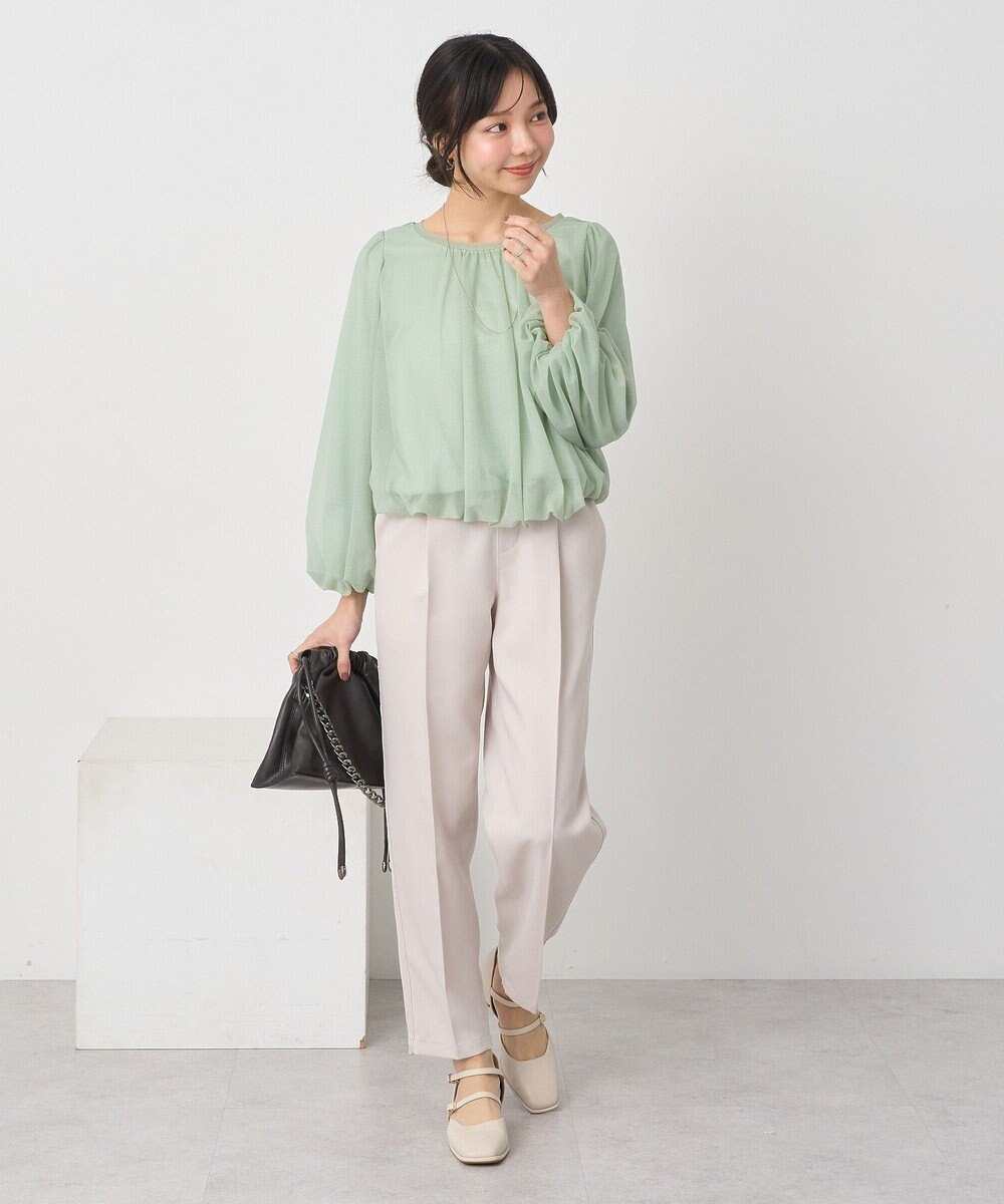 earth music&ecology シアーバルーンプルオーバー 